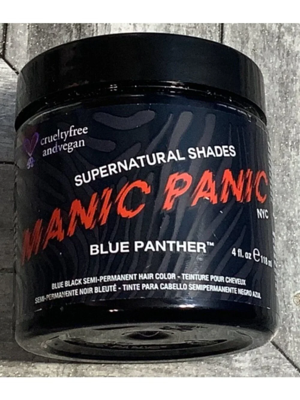 Manic Panic Blue Panther Semi-Permanent Hair Dye 4 Oz